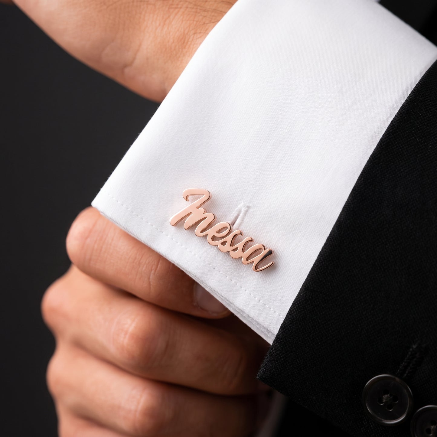 Engraved Name Cufflinks